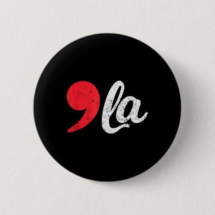 Badge Rond 5 Cm Harris 2024 Président Éprouvé Virgule Drôle