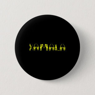 Badge Rond 5 Cm Harris Cat Lettering Positive Funny 15