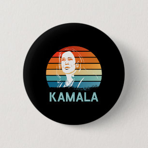 Badge Rond 5 Cm Harris - Madame la Vice-présidente