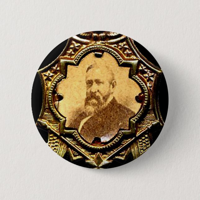 Badge Rond 5 Cm Harrison Eagle - bouton (Devant)