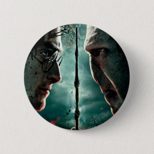 Badge Rond 5 Cm Harry Potter 7 Partie 2 - Harry vs Voldemort