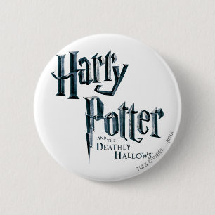 Badge Rond 5 Cm Harry Potter and the Deathly Hallows Logo 3
