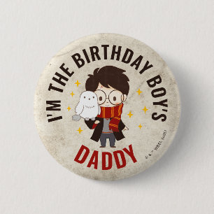 Badge Rond 5 Cm HARRY POTTER™ Caractère Arc magique Anniversaire