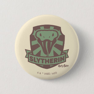 Badge Rond 5 Cm HARRY POTTER™   Cimetière SLYTHERIN™ Été Magique