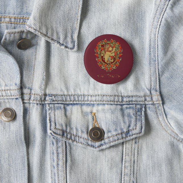 Badge Rond 5 Cm HARRY POTTER™ | Crête GRYFFINDOR™ (En situation)