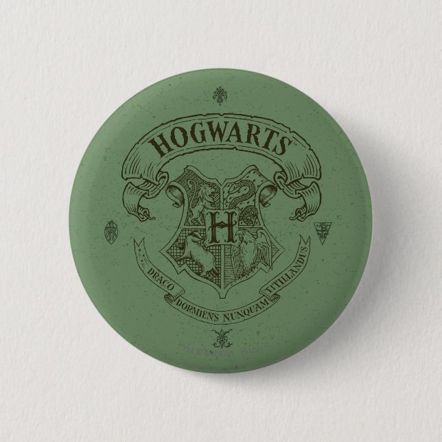 Badge Rond 5 Cm Harry Potter | Hogwarts Banner Crest (Devant)