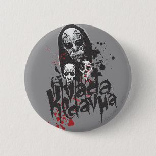 Badge Rond 5 Cm Harry Potter Spell   Deater Eater Avada Kedavra