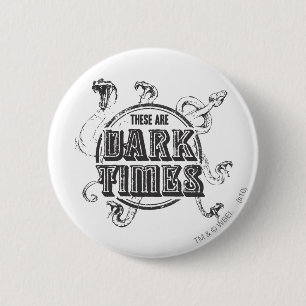 Badge Rond 5 Cm Harry Potter Spell Temps sombres