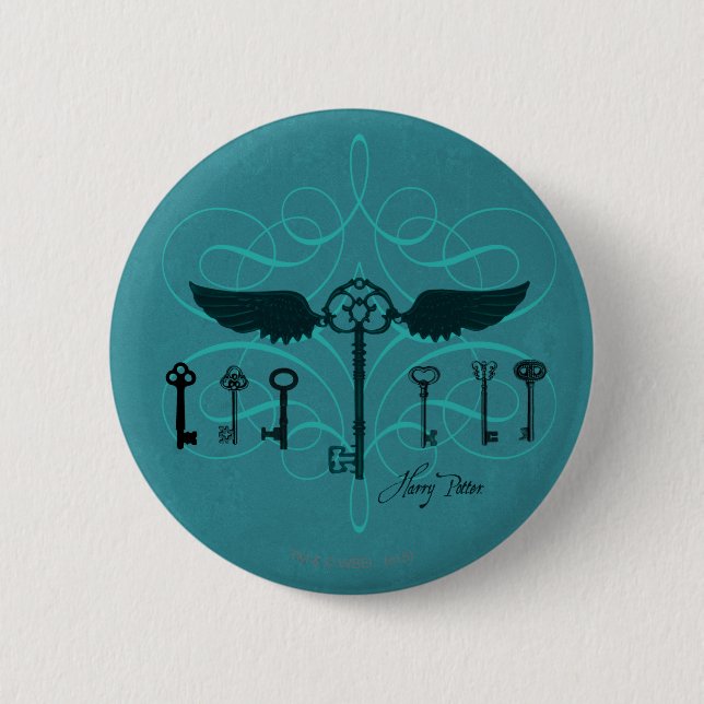 Badge Rond 5 Cm Harry Potter Spell | Touches volantes (Devant)