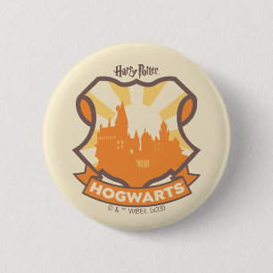 Badge Rond 5 Cm HARRY POTTER™   Summer Magic HOGWARTS™ Crest