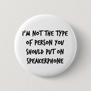 Badge Rond 5 Cm Haut-parleur
