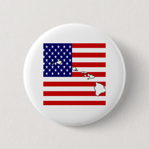 Badge Rond 5 Cm Hawaï