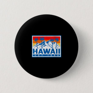 Badge Rond 5 Cm Hawaii