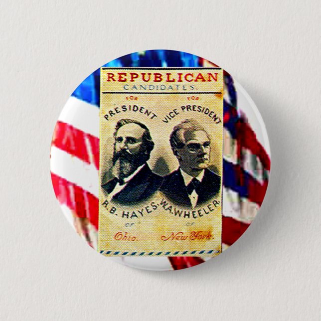 Badge Rond 5 Cm Hayes - bouton (Devant)