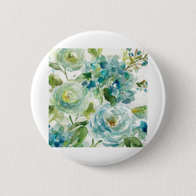 Badge Rond 5 Cm HAZ06 aquarelle fraîche Floral.tif (Devant)