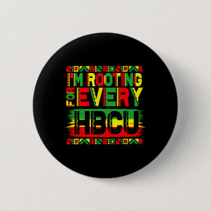 Badge Rond 5 Cm Hbcu Black History Mois Je soutiens pour chaque Hb
