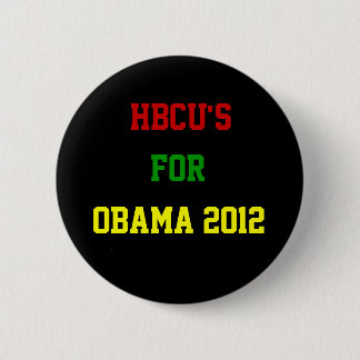 Badge Rond 5 Cm HBCU pour Obama