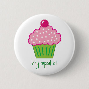 Badge Rond 5 Cm hé petit gâteau !