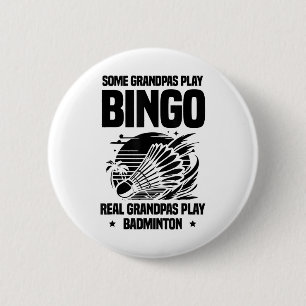 Badge Rond 5 Cm Heartbeat Ecg Shuttle Badminton Player Shuttle