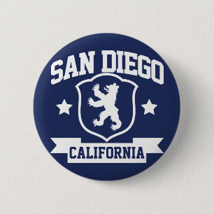 Badge Rond 5 Cm Héraldique de San Diego