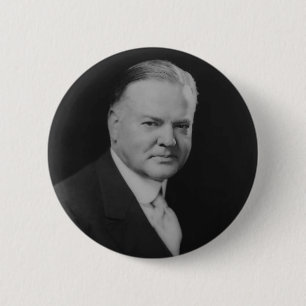 Badge Rond 5 Cm Herbert Hoover