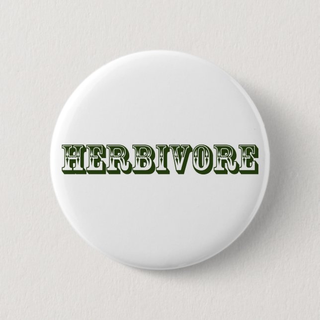Badge Rond 5 Cm herbivore (Devant)