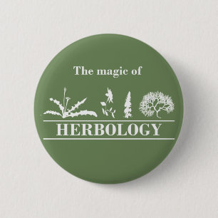Badge Rond 5 Cm herbologie