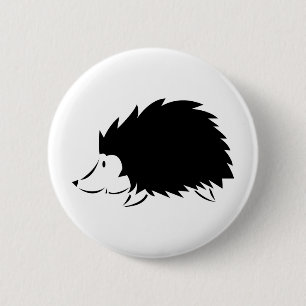 Badge Rond 5 Cm Hérisson