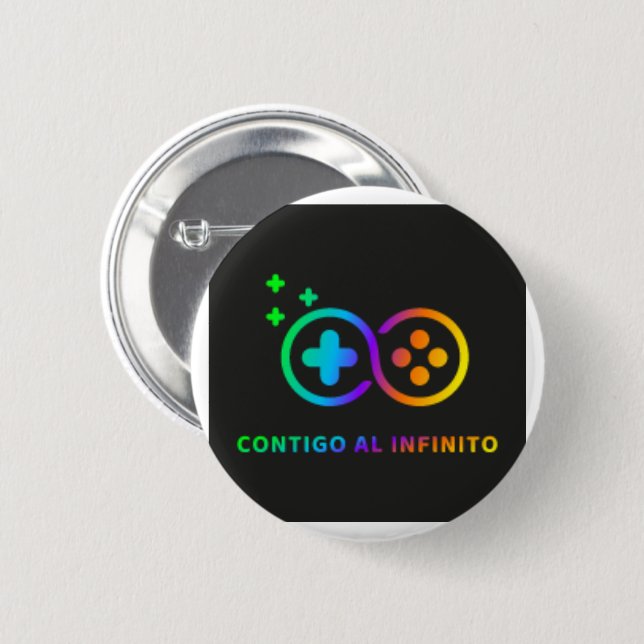 Badge Rond 5 Cm Hermosa chapa  (Devant & derrière)
