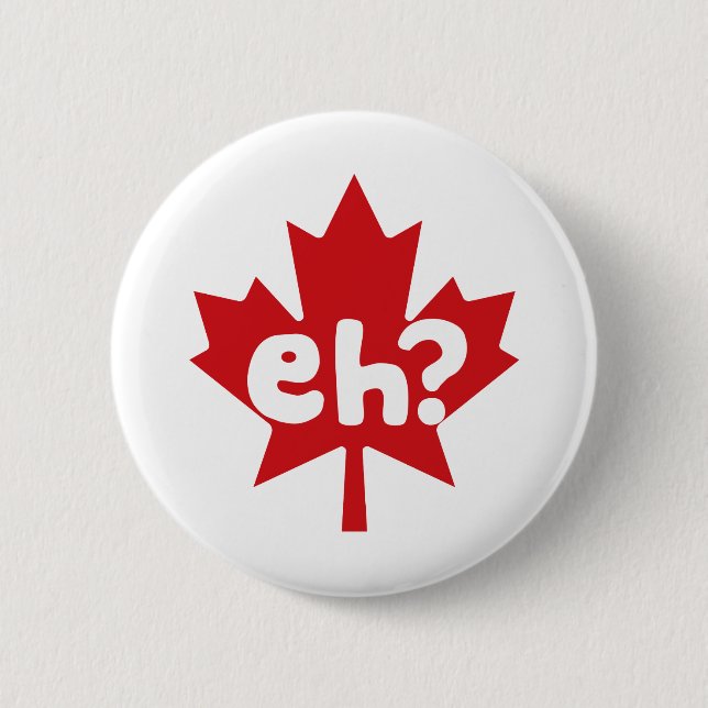 Badge Rond 5 Cm Heure Canadian Pride Canada (Devant)