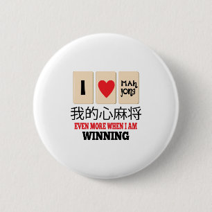 Badge Rond 5 Cm Heure-milliampère Jong et gain