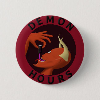Badge Rond 5 Cm Heures de démon