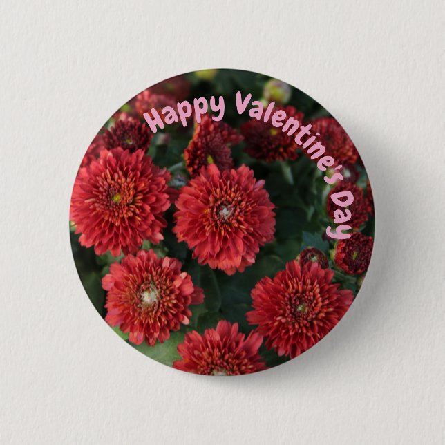 Badge Rond 5 Cm Heureuse Sainte-Valentin (Devant)