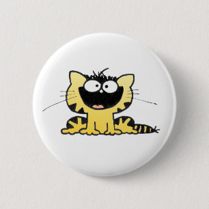 Badge Rond 5 Cm Heureux-Kitty