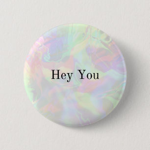 Badge Rond 5 Cm Hey You button