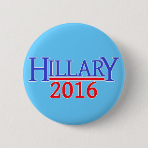 BADGE ROND 5 CM HILLARY 2016