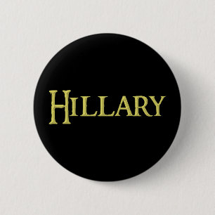Badge Rond 5 Cm Hillary, button, for sale !