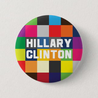 Badge Rond 5 Cm Hillary Clinton colorée 2016 boutons