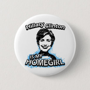 Badge Rond 5 Cm Hillary Clinton est mon homegirl