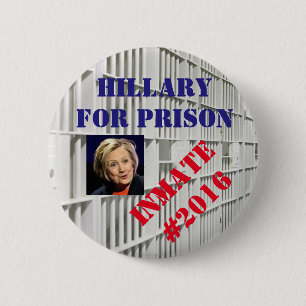 Badge Rond 5 Cm Hillary pour le bouton de prison