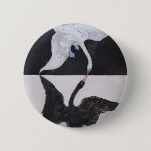 Badge Rond 5 Cm Hilma af Klint Groupe IX SUW Le Cygne