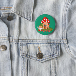 Badge Rond 5 Cm Hippie Que Ça Soit Gnome