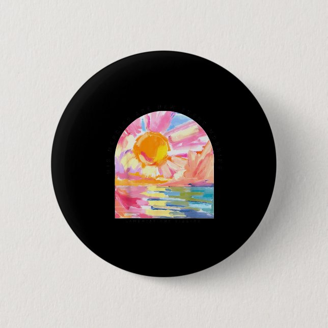 Badge Rond 5 Cm His Mercies Are New Every Morning Christian  (Devant)