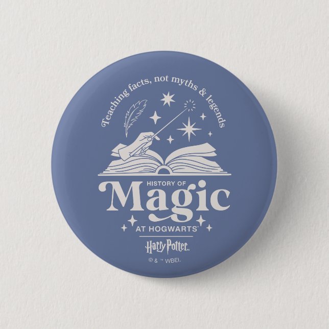 Badge Rond 5 Cm Histoire de la magie chez HOGWARTS™ (Devant)