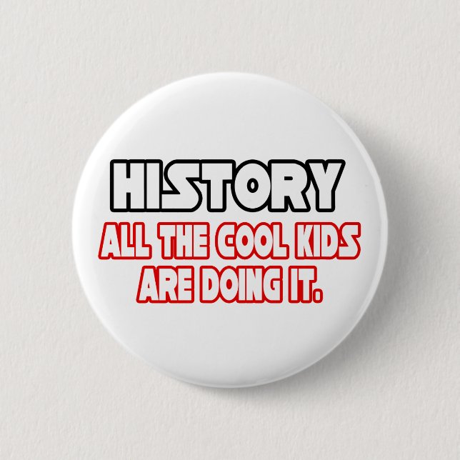 Badge Rond 5 Cm Histoire...Enfants Cool (Devant)