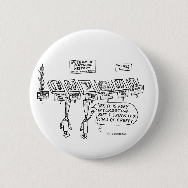 Badge Rond 5 Cm Histoire naturelle du roseau (Devant)