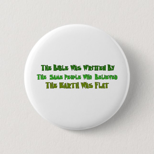 Badge Rond 5 Cm Historiens plats de la terre (Devant)