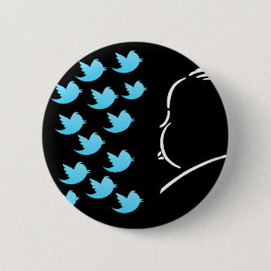 Badge Rond 5 Cm Hitch and Tweets
