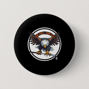 Badge Rond 5 Cm Hockey sur glace Marquer tôt Marquer souvent Graph