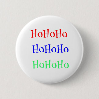 Badge Rond 5 Cm HoHoHo,